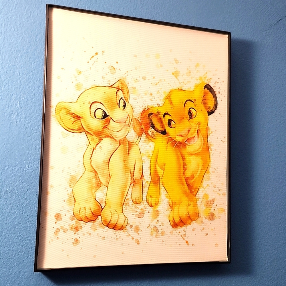 Disney's The Lion King Inspired Framed Canvas Art